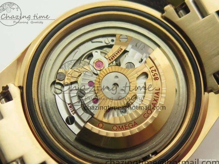 0418 Bright Aqua Terra Ladies 35mm RG V6F Best Edition Brown Dial On RG Bracelet A 8101